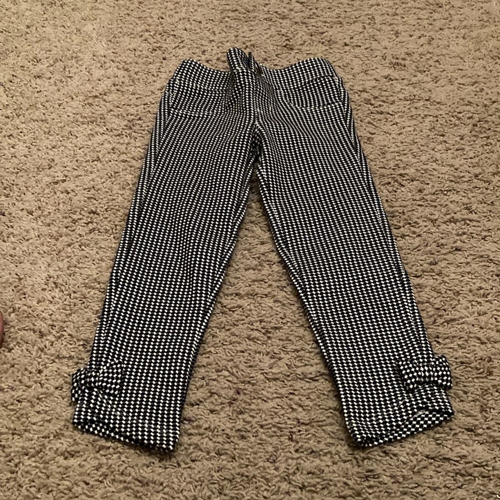 Gymboree Kids Black and White Checkered Pants